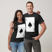 T-shirt Ace de pique Jeu carte (Unisexe)