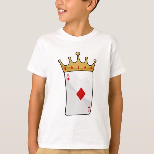 T-shirt Ace diamant avec Couronne (Devant)