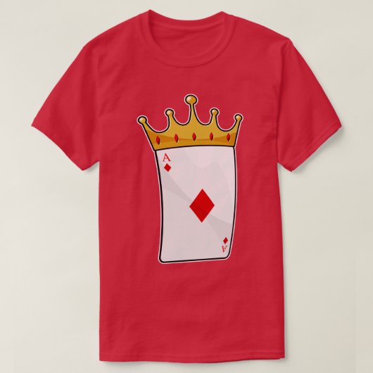 T-shirt Ace diamant avec Couronne (Design devant)