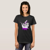 T-shirt Ace Dragon Drapeau Asexuel Lgbqa Ace Asex Pride Co (Devant entier)