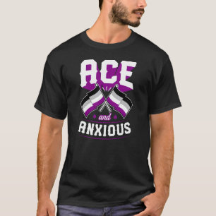 T-shirt Ace Et Anxieux Maigre Asexuel Fierté Drapeau Ace A