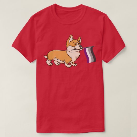 T-shirt Ace Pride Corgi pour Aseus (Design devant)