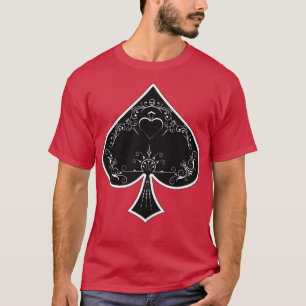 T-shirt Ace Spade Jouer Deck ds Spades Suit