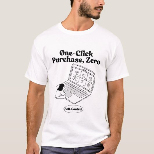 T-shirt Achats en un clic (Devant)