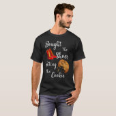 T-shirt Acheté Les Chaussures Manger Le Cookie (Devant entier)