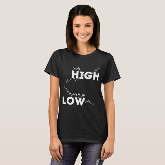 T-shirt Acheter à bas vendre Forex et Crypto Trader stock (Devant entier)