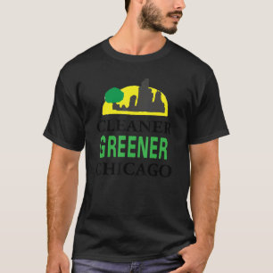 T-shirt Acheter Cleaner Greener Chicago