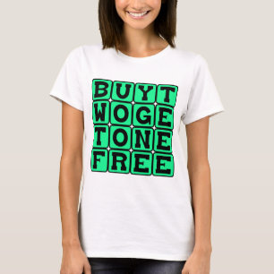 T-shirt Acheter Deux Obtenir Un Gratuit, Enceinte De Tripl