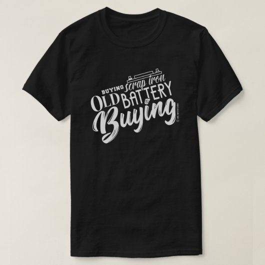 T-SHIRT ACHETER DU FER À FEU (Design devant)