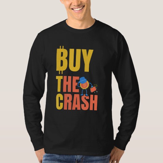 T-shirt Acheter la chute crypto Bitcoin Btc (Devant)