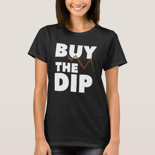 T-shirt Acheter La Cryptodevise Dip Pour Un Investisseur (Devant)