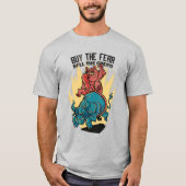 T-shirt Acheter La Peur (Devant)