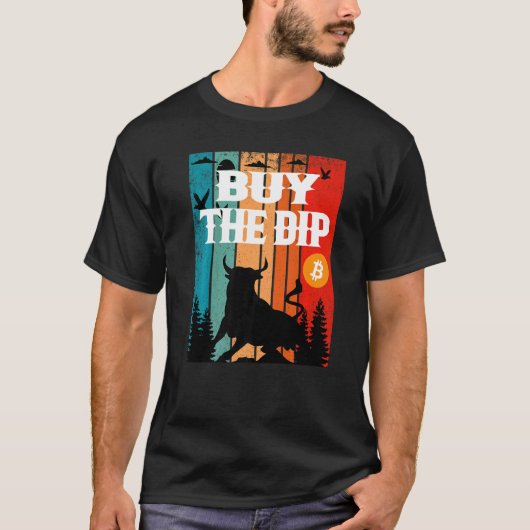 T-shirt Acheter Le Chip Crypto Bitcoin Trading & Mining Ac (Devant)