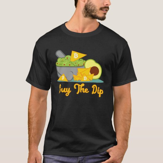T-shirt Acheter Le Dip Trader De Cryptomonnaies Bitcoin (Devant)