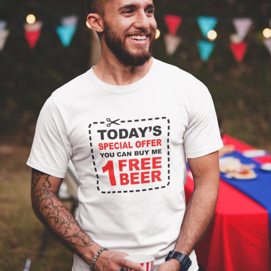 T-shirt Acheter Moi Une Bière - Boire Drôle