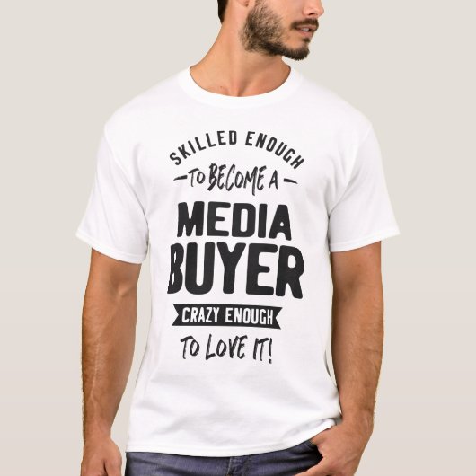 T-shirt Acheteur de médias (Devant)