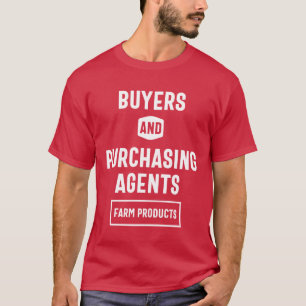 T-shirt Acheteurs et agents d'achat Titre du travail Cadea