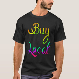 T-shirt Achetez aux agriculteurs locaux Vegan Powerlifter