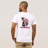 T-shirt Achetez l'Américain (Dos entier)