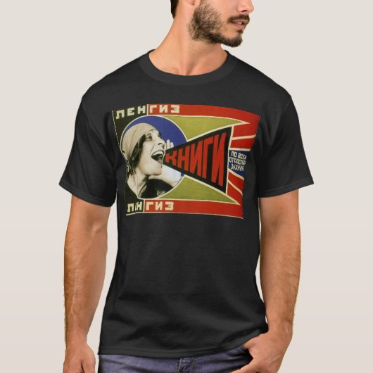T-shirt "Achetez les livres" par Alexandr Rodchenko (Devant)
