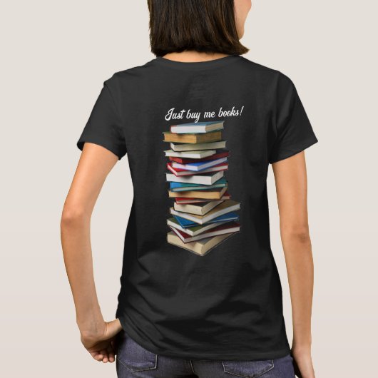 T-shirt Achetez-moi des livres (Dos)