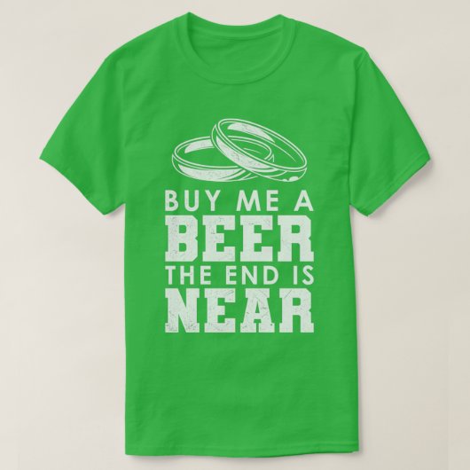 T-shirt Achetez-moi une bière (Design devant)