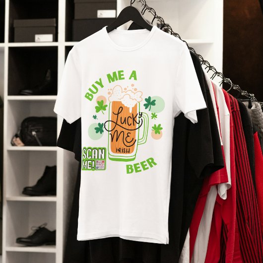T-shirt Achetez-moi une bière Saint Patty's Day
