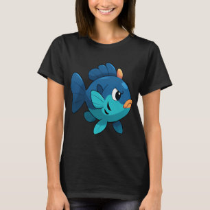 T-shirt Achigan bleu