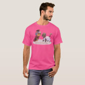 T-shirt Achille Et Patroculus Chat Pun (Devant entier)
