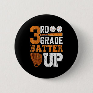 T-shirt achterkant school 3e klas leerlingen ronde button 5,7 cm