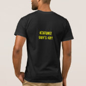T-shirt Achtung Gary (Dos)