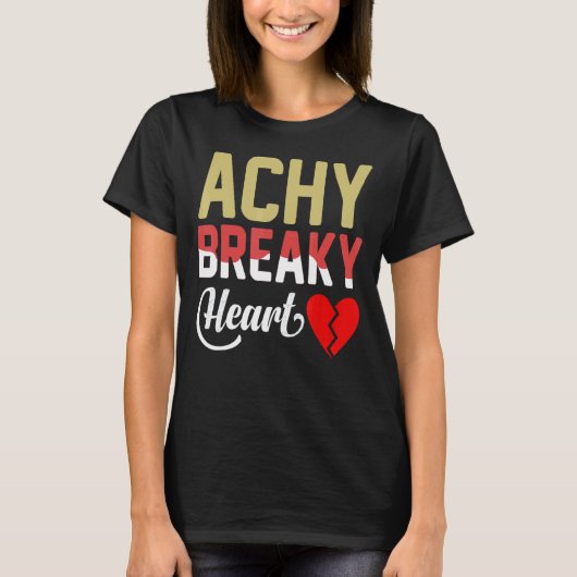 T-shirt Achy Breaky Heart (Devant)