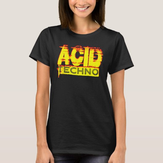 T-shirt Acid Techno 303 Rave DJ Bassline Clubbing Festival (Devant)