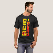 T-shirt Acide Techno Acidcore Rough Remix (Devant entier)