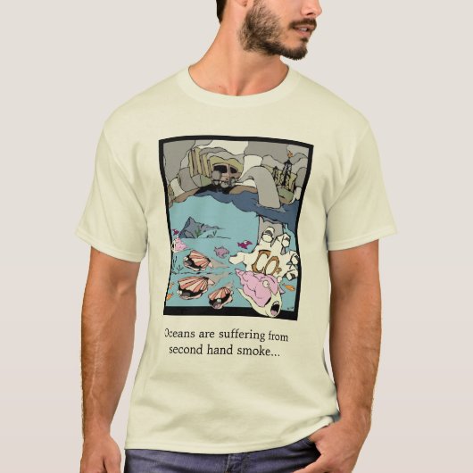 T-shirt Acidification d'océan (Devant)