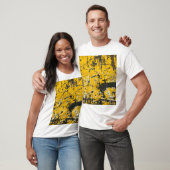 T-shirt Acier rustique, Arrière - plan Texturé. (Unisexe)