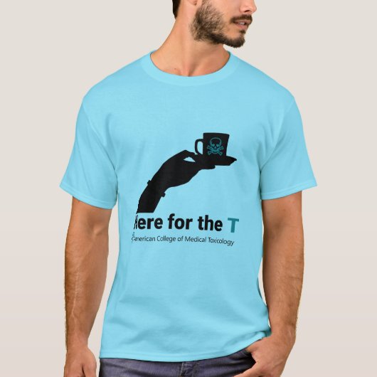 T-shirt ACMT ici pour le T Black Design (Devant)