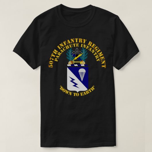 T-shirt ACO 507e régiment d'infanterie (Design devant)