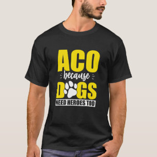 T-shirt Aco Hero Aco Agent de contrôle des animaux