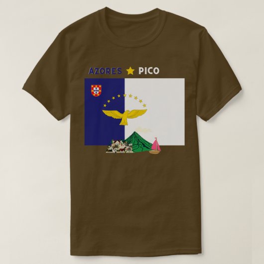 T-shirt Açores Pico (Design devant)