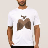 T-shirt Acorns Rustique Forêt d'automne Nature (Devant)