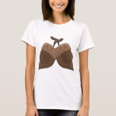 T-shirt Acorns Rustique Forêt d'automne Nature (Devant)