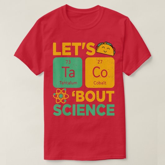 T-shirt Acos Bout Science Cinco De Mayo Enseignant amusant (Design devant)