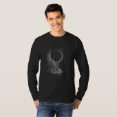 T-shirt Acoustique Guitare Player Six String Rock & Roll (Devant entier)