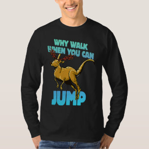 T-shirt Acrobate de rue Pourquoi marcher quand on peut sau