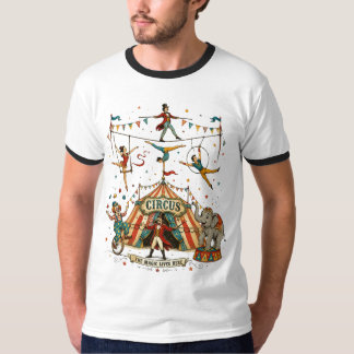 T-shirt Acrobates et Marcheurs de Corde Raide du Cirque Fa