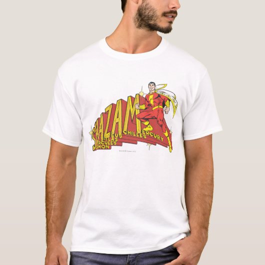 T-shirt Acronyme de Shazam (Devant)