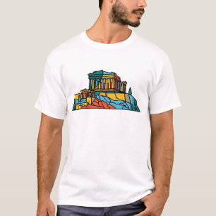 T-shirt Acropole d'Athènes