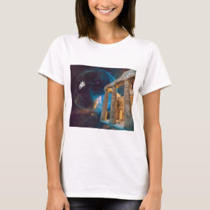 T-shirt Acropole du Parthénon La Grèce rencontre l'espace
