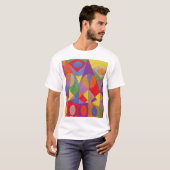 T-shirt Acrylique Abstrait 1 (Devant entier)